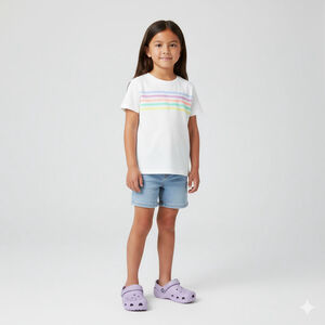 Crocs Kids Classic Clog Lavender Purple J1